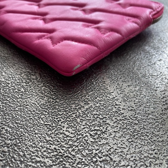 👛 ZADIG & VOLTAIRE Uma Leather Wristlet Clutch - Pink - Picture 3 of 6